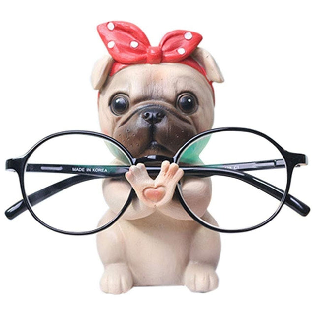 Creative Animal Dog Glasses Frame Eye Office Home Decoration