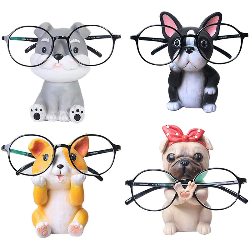 Creative Animal Dog Glasses Frame Eye Office Home Decoration