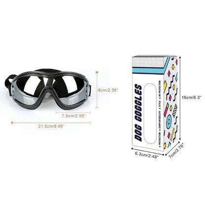 Pet Dog Glasses Concave Shape Waterproof UV Protection